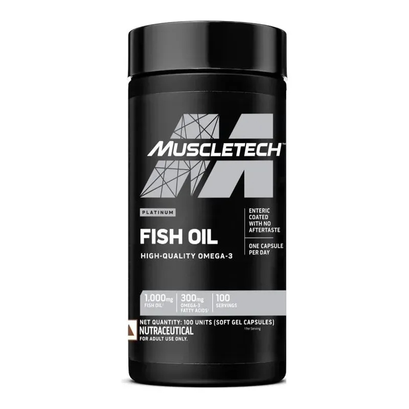 MuscleTech Platinum Fish Oil 100 softgels
