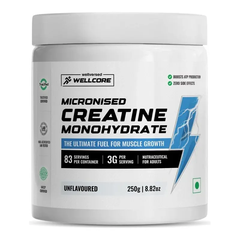 Wellcore Micronised Creatine Monohydrate 250 g